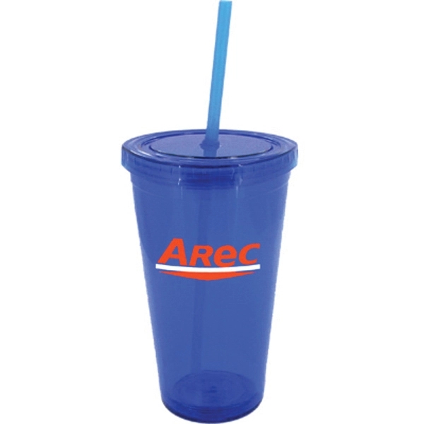 16 OZ DOUBLE WALL TRAVEL MUG WITH SEAL TIGHT LID &... from ASI 46573 Cooper & Clement Inc