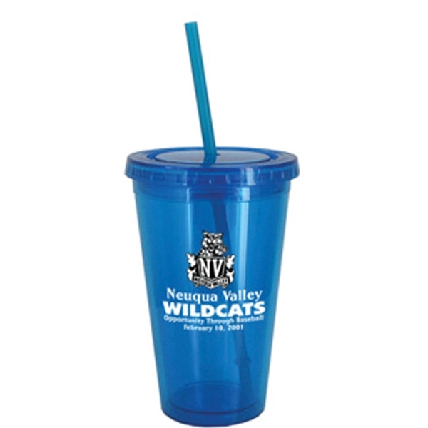 16 OZ DOUBLE WALL TRAVEL MUG WITH SEAL TIGHT LID &... from ASI 46573 Cooper & Clement Inc