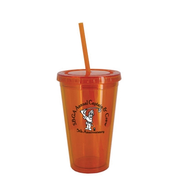 16 OZ DOUBLE WALL TRAVEL MUG WITH SEAL TIGHT LID &... from ASI 46573 Cooper & Clement Inc