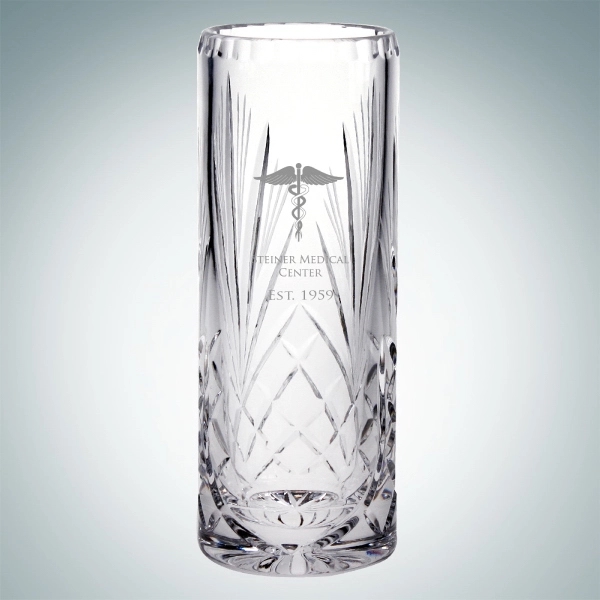 Medium Serenity cylinder vase made of clear lead crystal and measuring... from ASI 47791 Best Deal Awards / Best Deal Awards