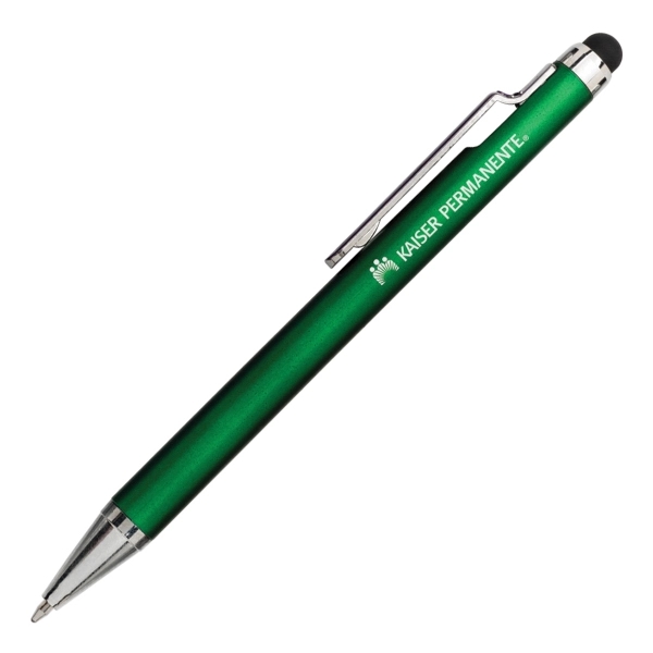 Avery plastic ballpoint pen with stylus features the clip as the... from ASI 40544 Binaco