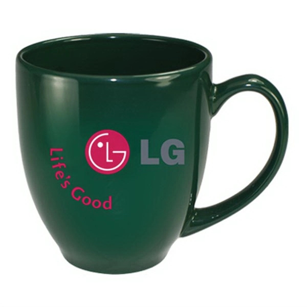 15 oz Ceramic Bistro style Coffee Mug. This version is Vitrified... from ASI 46573 Cooper & Clement Inc