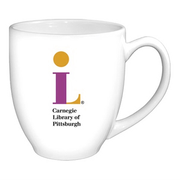 15 oz Ceramic Bistro style Coffee Mug. This version is Vitrified... from ASI 46573 Cooper & Clement Inc