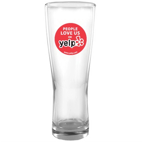 16 oz. Oslo Pilsner Beer Glass - clear pub glass. Part... from ASI 46573 Cooper & Clement Inc