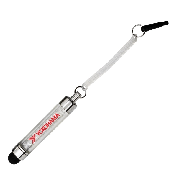 Bling stylus features colored crystal gems in clear barrel and soft... from ASI 40544 Binaco
