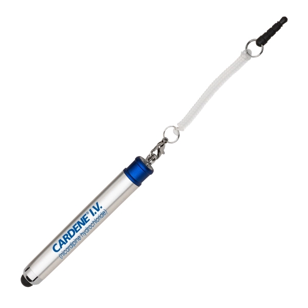 Plastic barrel soft touch capacitive stylus suitable for touch screen devices... from ASI 40544 Binaco