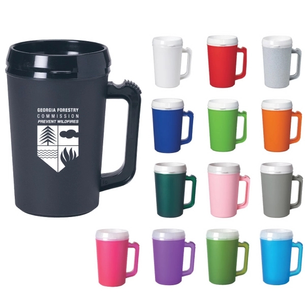 22oz. Thermo Insulated Mug.... from ASI 68366 Makana Line LLC / Makana Line LLC Makana Line