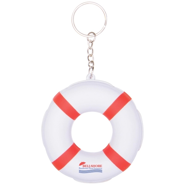 Floating keychain with 1" split keyring and 1 3/8" metal link... from ASI 62190 Illini