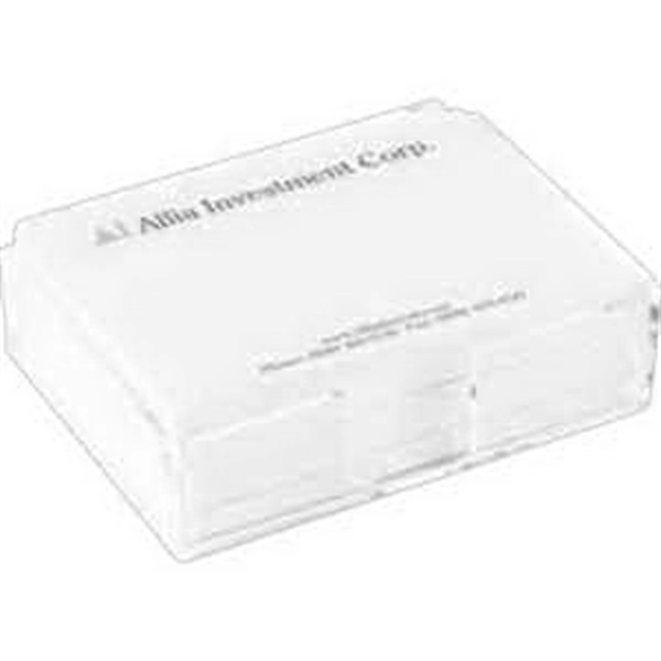 Clear acrylic holder with a 5 or 10 pad self adhesive... from ASI 81500 Navitor Inc / Navitor®