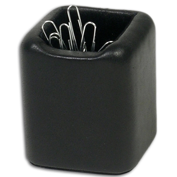 Paper clip holder made of black top-grain leather with an internal... from ASI 48125 Dacasso / DaCasso