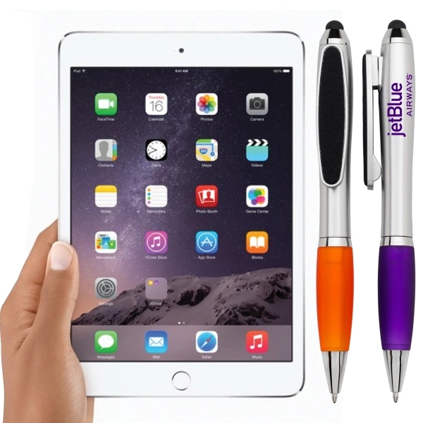 Ultimate tech tool features twist action plastic barrel ballpoint pen with... from ASI 40544 Binaco