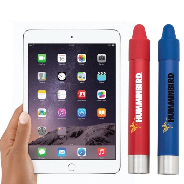 Twist action ballpoint pen in a crayon shaped ballpoint pen with... from ASI 40544 Binaco