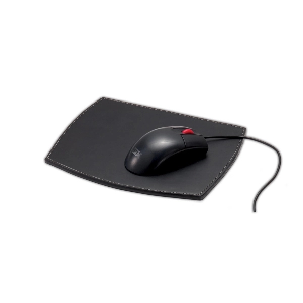 Classic leather mouse pad in a black color with a sealed... from ASI 48125 Dacasso / DaCasso