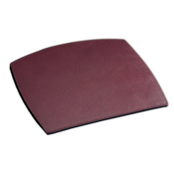 Classic top-grain leather mouse pad in a mocha color with a... from ASI 48125 Dacasso / DaCasso