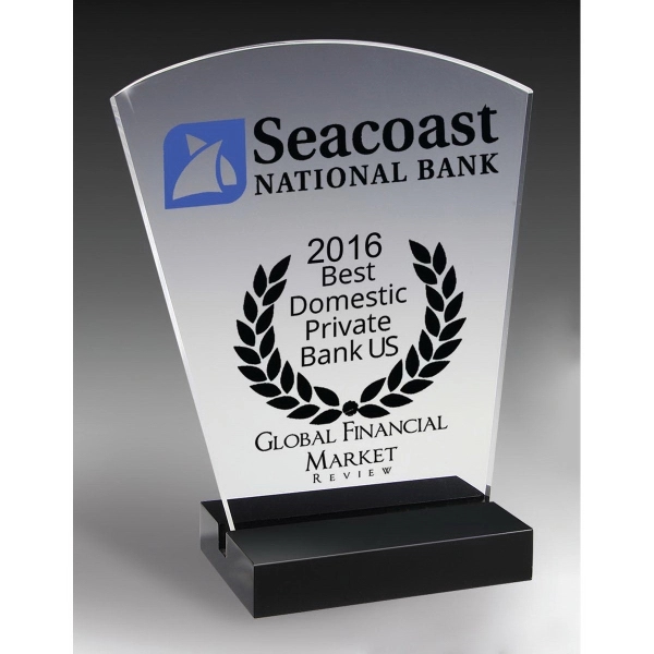 6 1/4" x 7 1/2" x 2 1/4" acrylic award with... from ASI 62660 Innovation Line