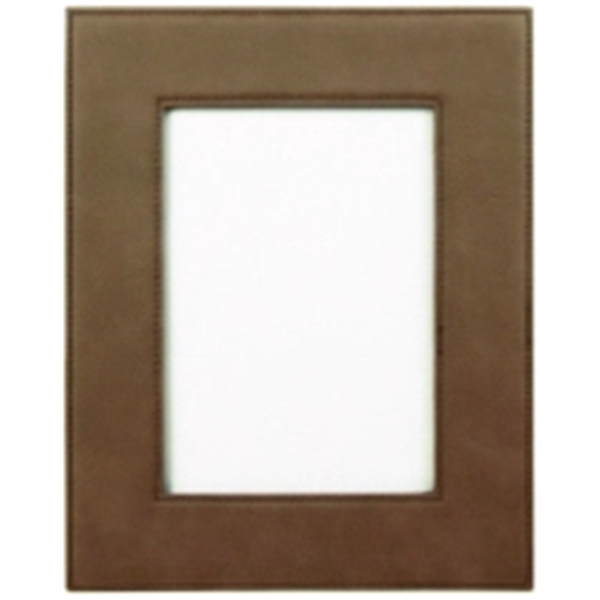 8.5" x 6.5" x 0.375" laser engraved leatherette picture frame for... from ASI 92531 Unique Custom Products / UCP
