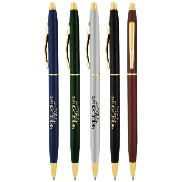 Metal pen with gold accents.... from ASI 52387 Empire USA / Pens Line USA