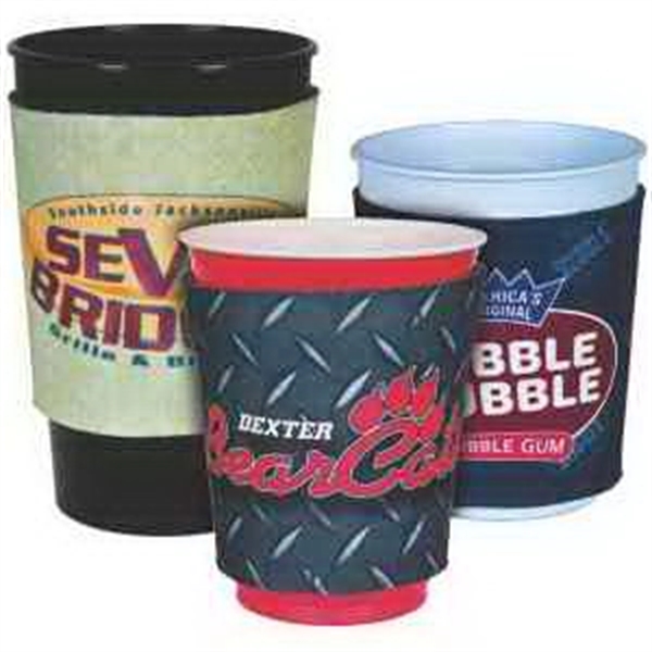 Collapsible beverage insulator fits most 16 Oz. to 22 Oz. Solo-Style... from ASI 92868 US Poly Enterprise Inc / The Poly Line