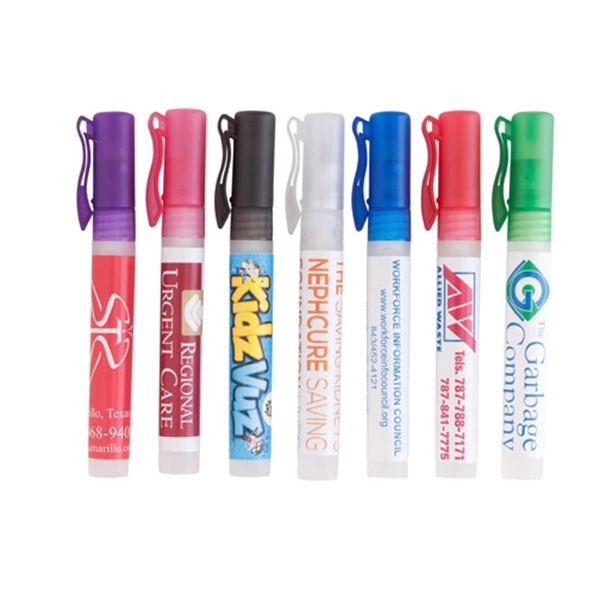 10 ml hand sanitizer spray with citrus scent and pocket clip.... from ASI 90859 Tempo Industries Inc / Tempo Tempoline