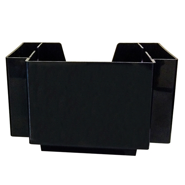 7.6" x 5.5" x 5.4" plastic caddy for 5.25" square napkins... from ASI 62677 iline PROMO (The Innovative Line) / iline PROMO (The Innovative Line)