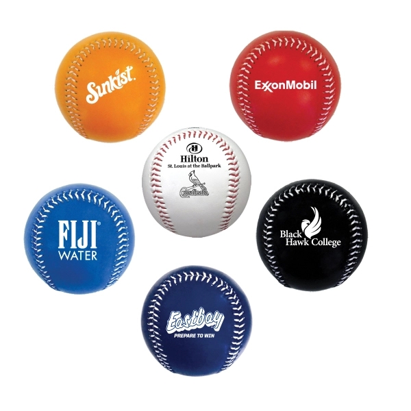 Official Size Baseball In Popular Fashionable Colors... from ASI 45100 Chulani Promotional Products, Inc / Competitive Edge Innovations/Chulani