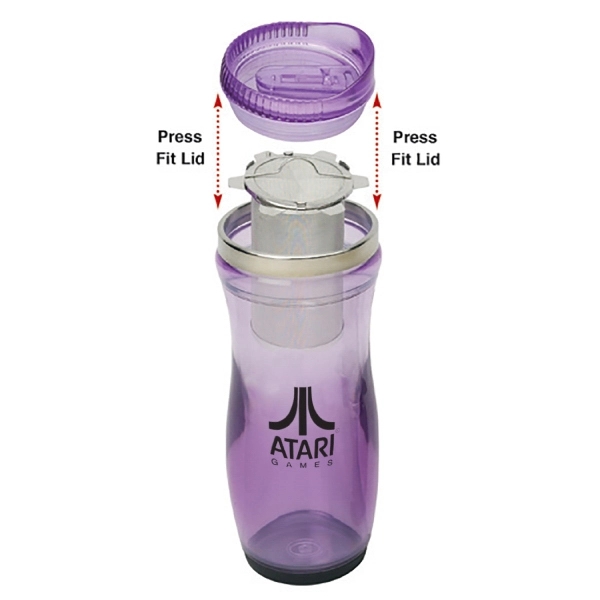 16 oz double wall acrylic tea tumbler with stainless steel liner... from ASI 40544 Binaco / Binaline