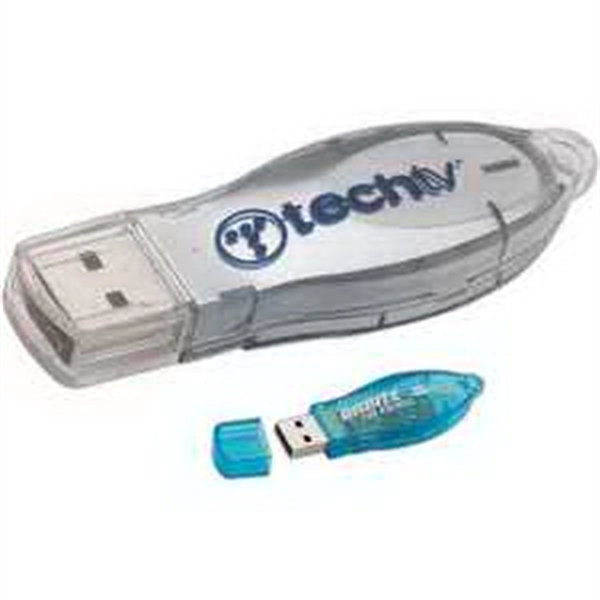 Handy USB flash drive measuring 3" x 7/8" with a keychain... from ASI 90859 Tempo Industries Inc / Tempoline