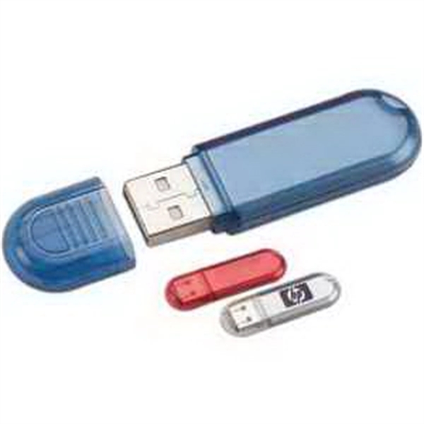 Mini USB flash drive in several bright translucent colors with a... from ASI 90859 Tempo Industries Inc / Tempoline