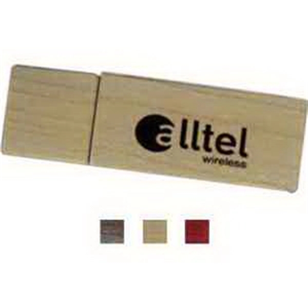 Woodsman USB flash drive with a unique look of wood and... from ASI 90859 Tempo Industries Inc / Tempoline