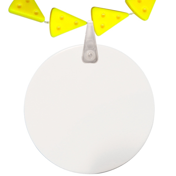 38" necklace with 17mm cheese wedge-shaped bead, six larger 36mm x... from ASI 62677 iline PROMO (The Innovative Line) / iline PROMO (The Innovative Line)