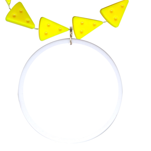 38" strand of 17mm x 15mm cheese wedge-shaped beads with 36mm... from ASI 62677 iline PROMO (The Innovative Line) / iline PROMO (The Innovative Line)