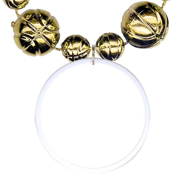 38" strand of 10 mm basketball-shaped beads and six larger 20... from ASI 62677 iline PROMO (The Innovative Line) / iline PROMO (The Innovative Line)