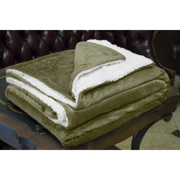 Luxuriously ultra plush 220gsm micro mink on one side and cozy... from ASI 40544 Binaco / Binaline