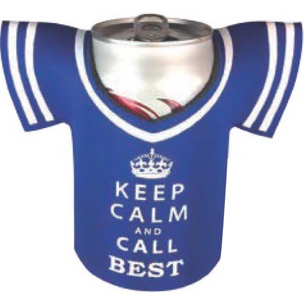 Jersey shaped Can Cooler for cans, made of 1/8" thick high... from ASI 61966 HPG / Best Promotions USA