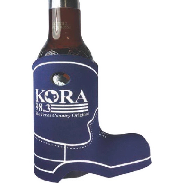 Kick up the fun with the USA-made Boot Can Cooler —... from ASI 61966 HPG / Best Promotions USA
