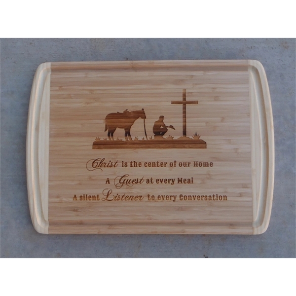 The 7" x 13 1/2" maple wooden cutting board is paddle... from ASI 92531 Unique Custom Products / UCP