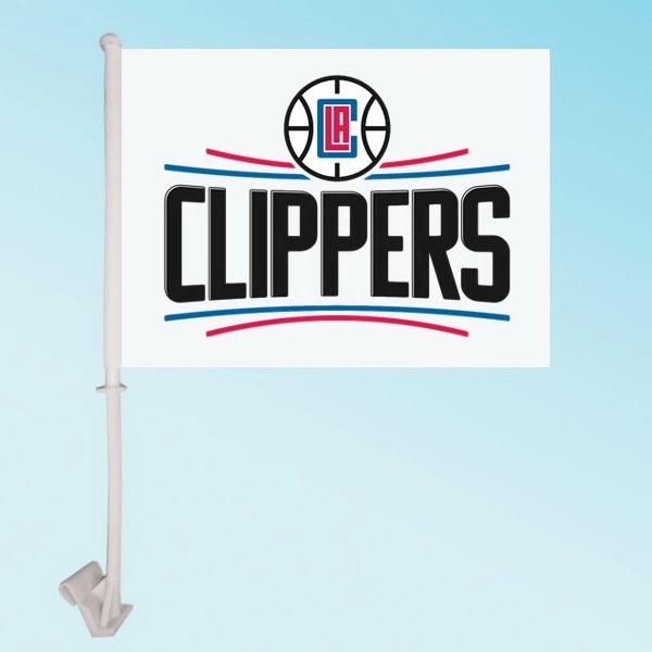 11.5" x 15" custom car window flag with single sided graphics.... from ASI 30442 Above & Beyond Advertising Products / PromoAdLine