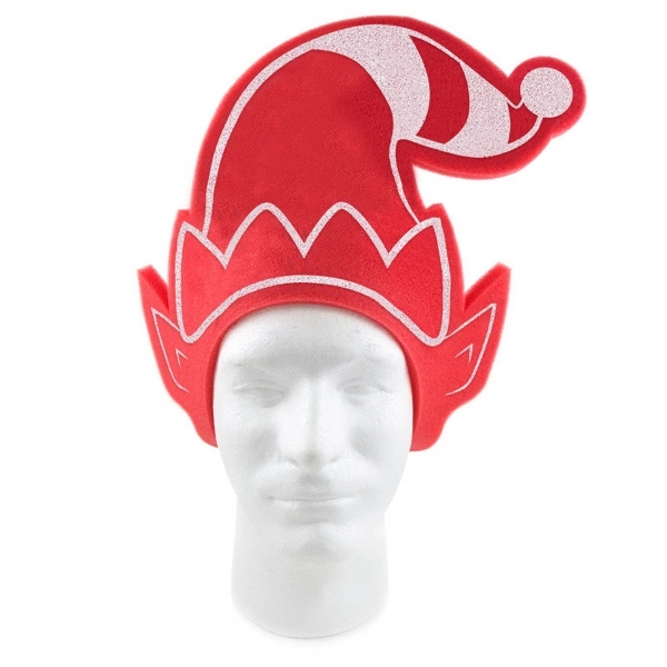 Foam Christmas elf hat. One size fits most.... from ASI 54886 Foamworx / FoamWorx