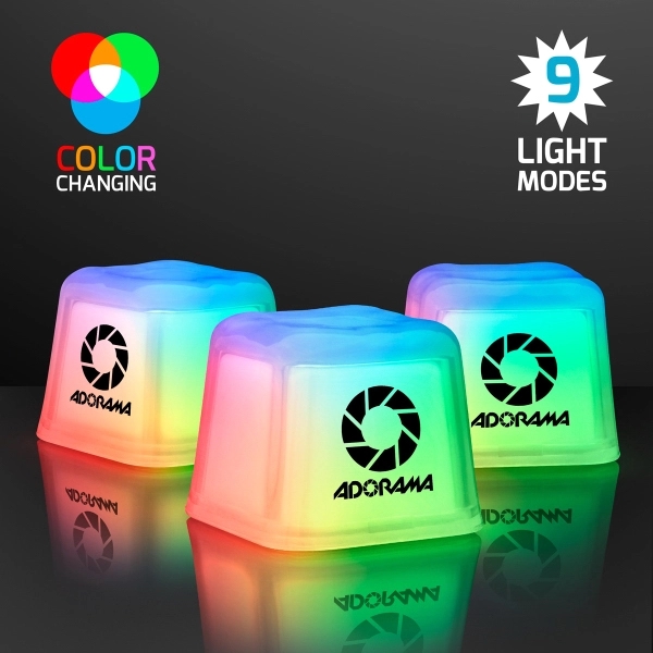 Blank or imprinted. Hollywood Ice Light Up Ice Cubes with 3... from ASI 34194 ALightPromos / Alight Promotional Products