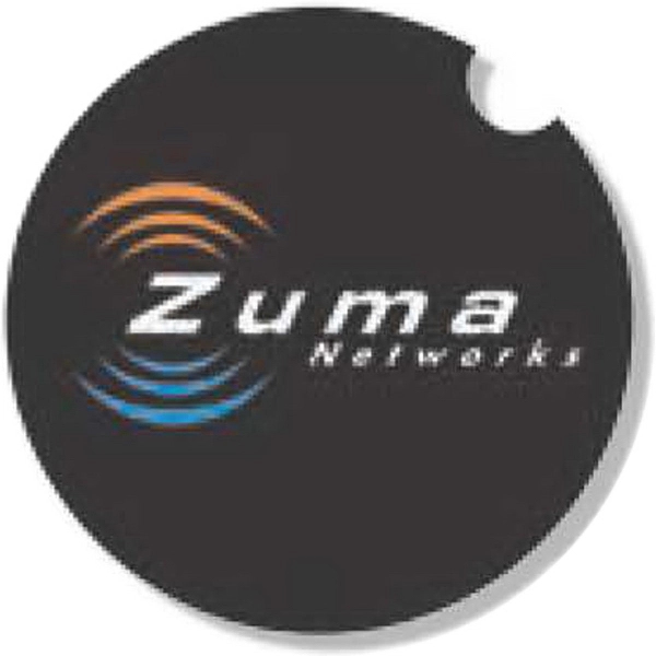 3" round foam car coaster absorbs moisture. Includes finger notch. Great... from ASI 61966 HPG / Best Promotions USA