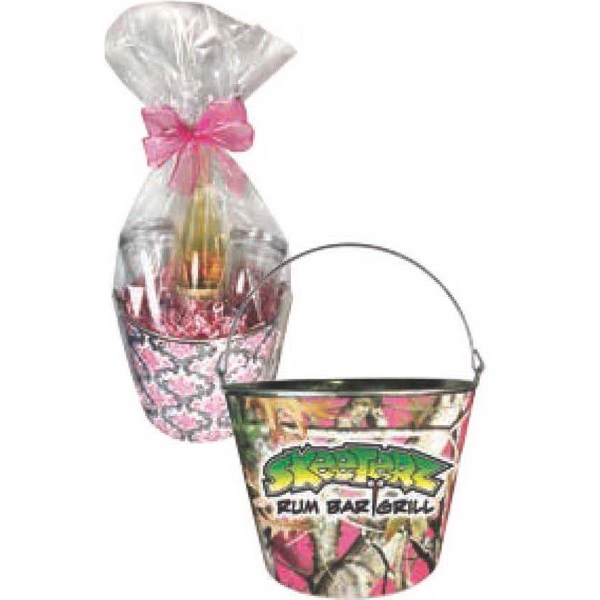 5 qt party tin with neoprene sleeve. Great for giveaways, parties,... from ASI 61966 HPG / Best Promotions USA