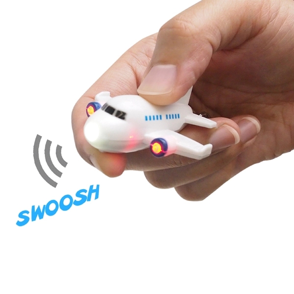 Miniature plastic Air Plane LED light keychain... from ASI 31517 Admart Products / Admart Line