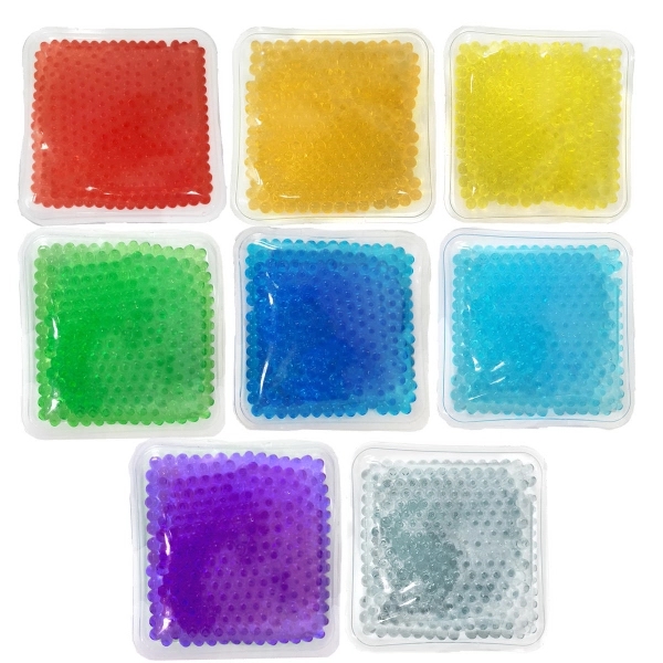 Hot/Cold Square Gel Bead Pack available in eight colors.... from ASI 74779 O & S Supply Company LLC / O & S Supply Company