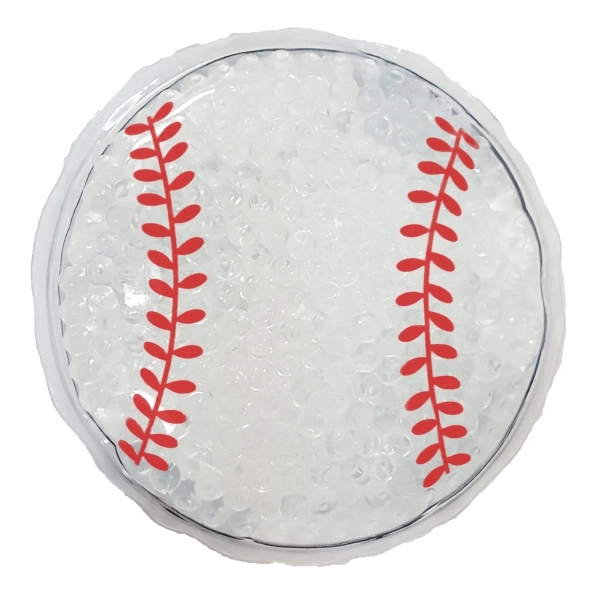 Baseball hot / cold pack with gel beads.... from ASI 74779 O & S Supply Company LLC