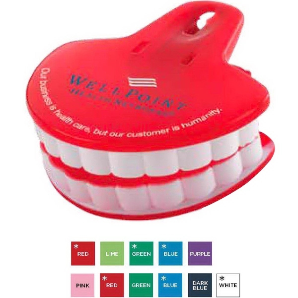 Teeth shaped utility clip, to hold papers, recipes, and tightly seal... from ASI 52840 Evans Manufacturing
