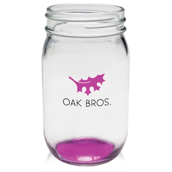 16 oz. Mason jar made of thick and durable glass, measuring... from ASI 39552 BEL Promo