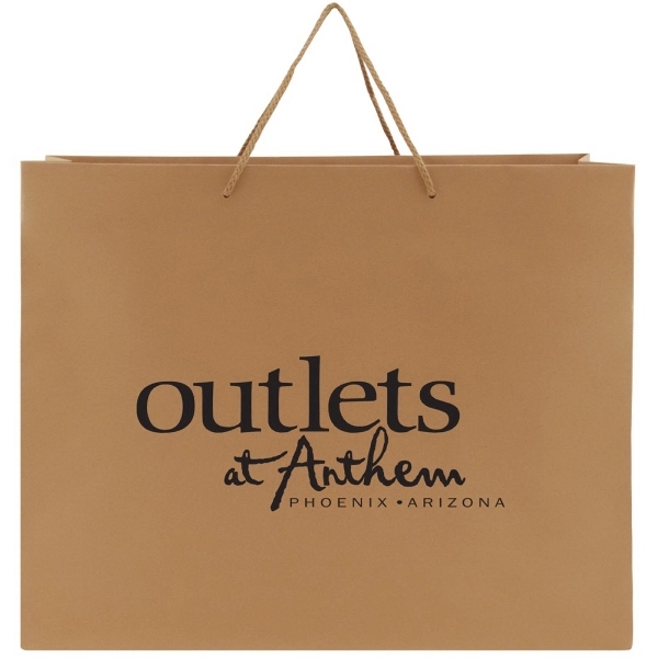 20" x 16" x 6" non-laminated natural kraft Eurotote with fabric... from ASI 75731 PWS / Pacific Western Sales/Cater Line