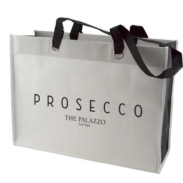 16" x 12" x 6" Dualis tote bag; includes carboard reinforced... from ASI 75731 PWS / Pacific Western Sales/PWS