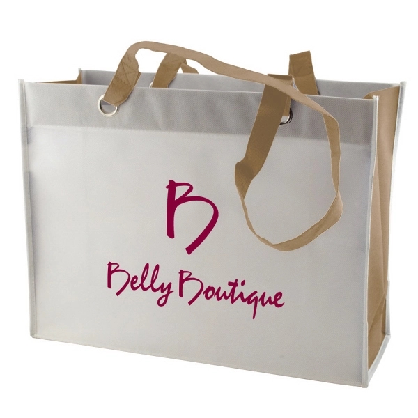 16" x 12" x 6" Dualis tote bag; includes carboard reinforced... from ASI 75731 PWS / Pacific Western Sales/PWS