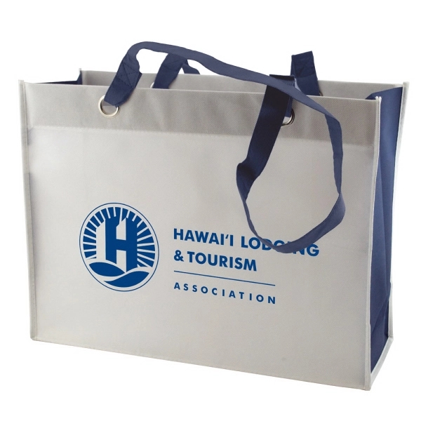 16" x 12" x 6" Dualis tote bag; includes carboard reinforced... from ASI 75731 PWS / Pacific Western Sales/PWS